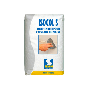 isocol s colle enduit pour carreaux de plâtre semin